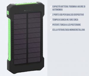 powerbank solare solarcharger